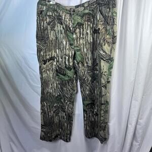 Realtree Edge Cargo Pants Mens Camouflage 10X Thinsulate Sz 42 Short Baggy GUC